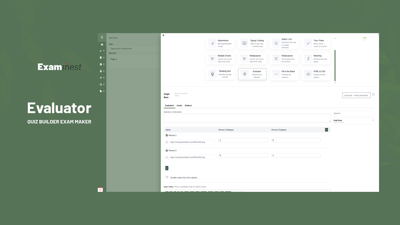 Examinest Quiz Builder Exam Maker
