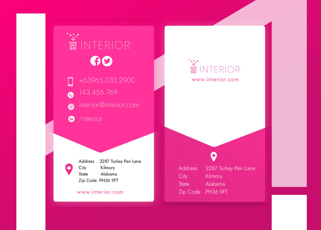 Interior Business Card